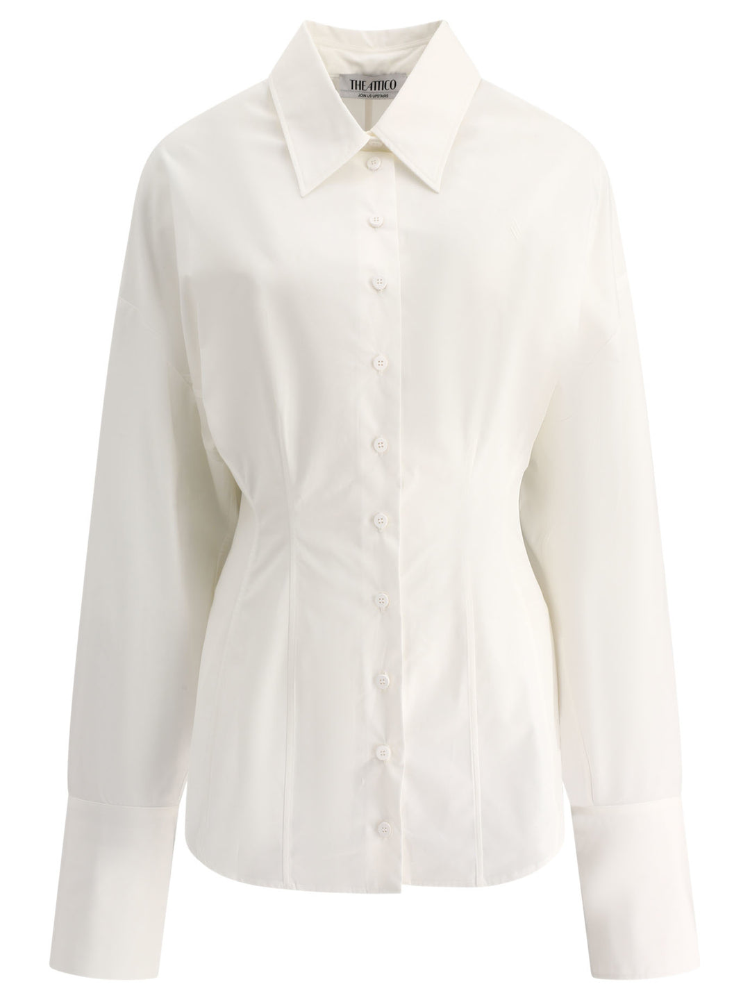 Asymmetric Shirt Shirts Bianco