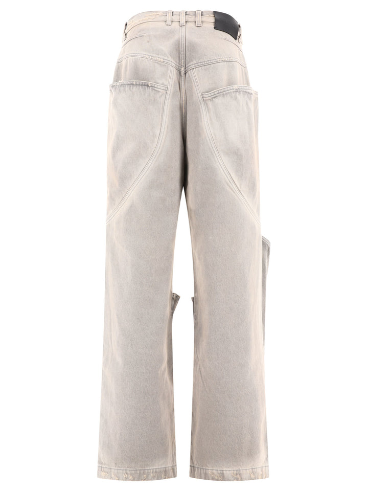 Wide Leg Jeans Grey