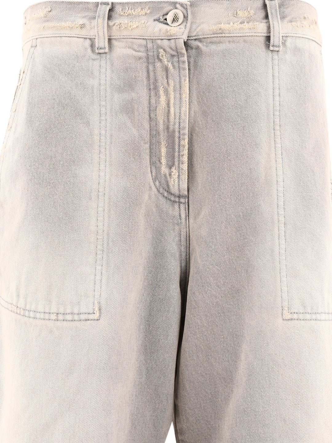 Wide Leg Jeans Grey