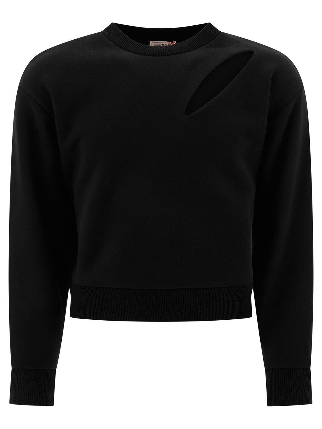 Slashed Sweatshirt Sweatshirts Nero