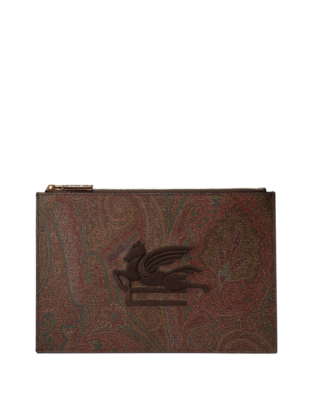 Paisley Pouch Marrone