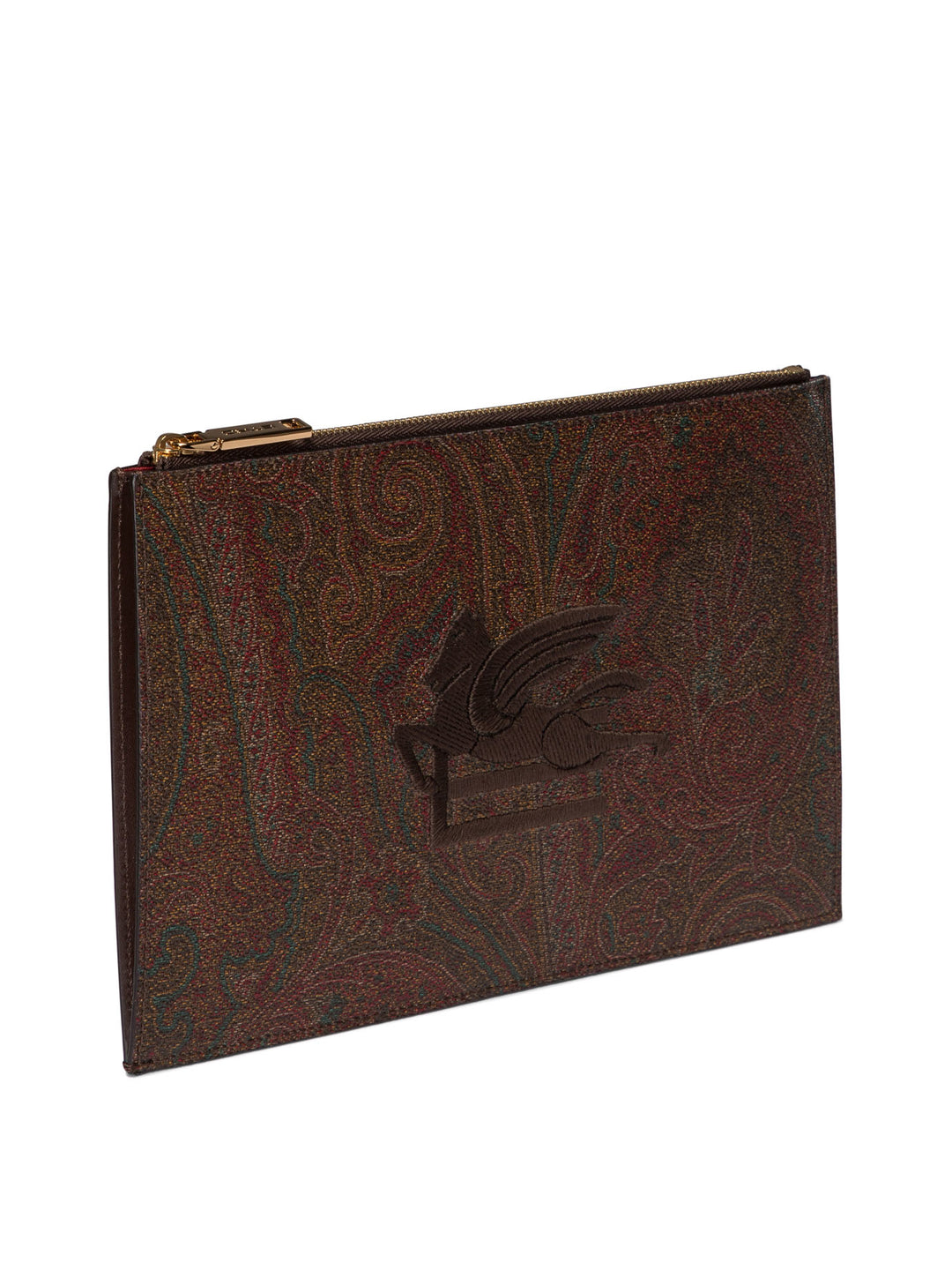 Paisley Pouch Marrone