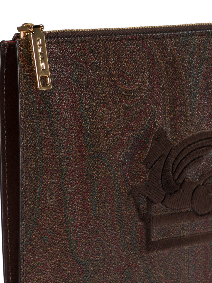 Paisley Pouch Marrone