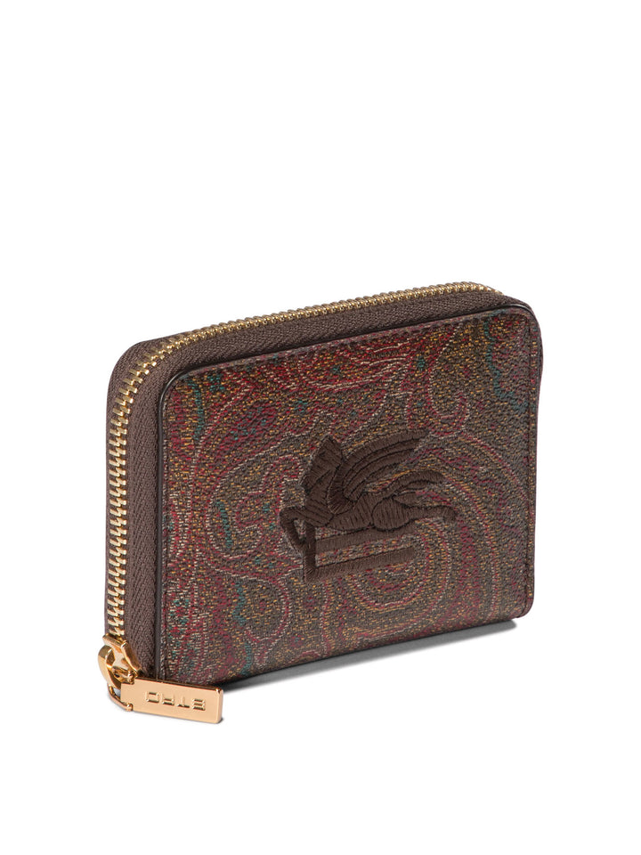 Paisley Wallets & Card Holders Marrone