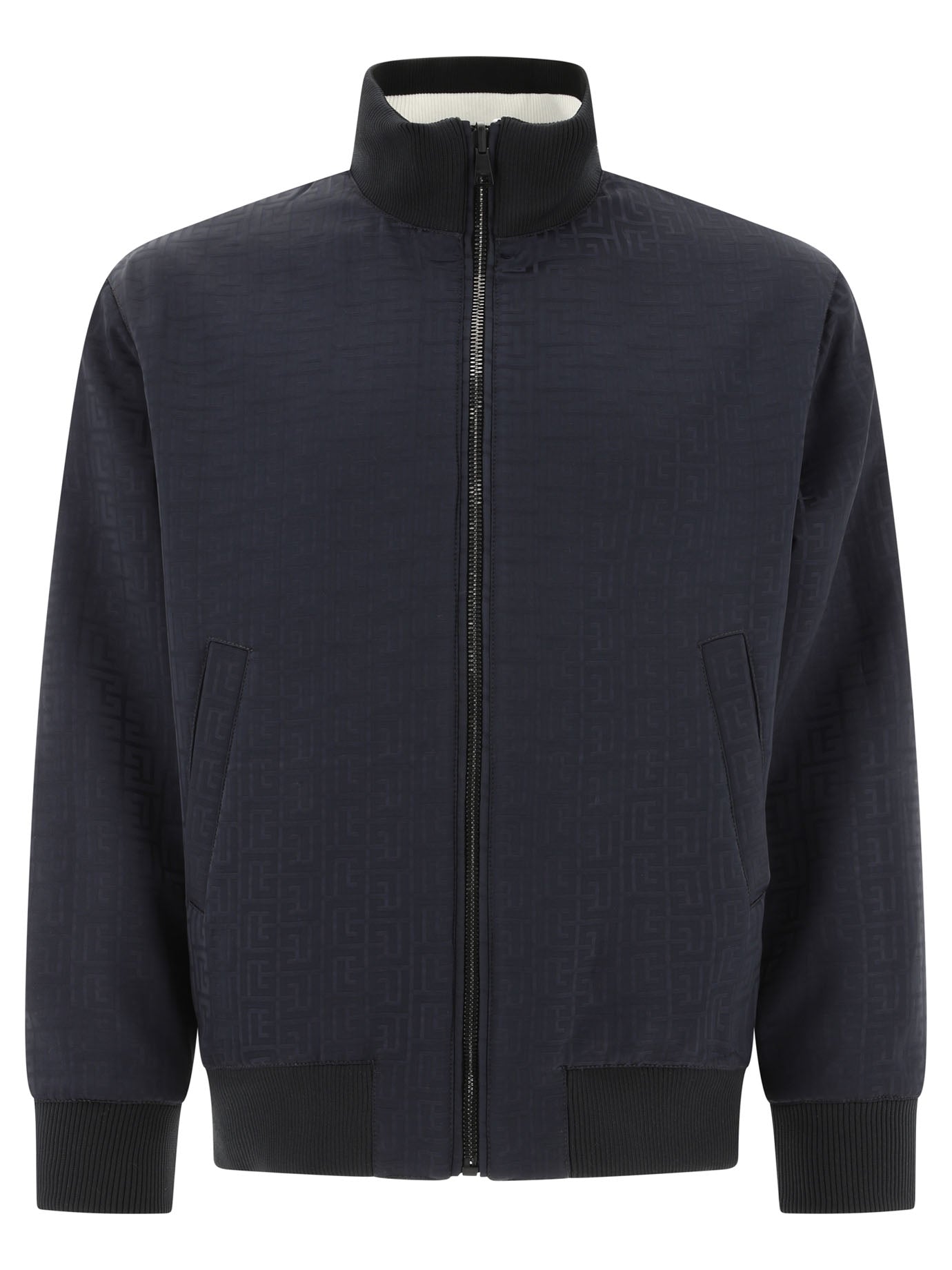 Balmain Monogram Reversible Bomber Jacket Giacche Nero - Wanan Luxury