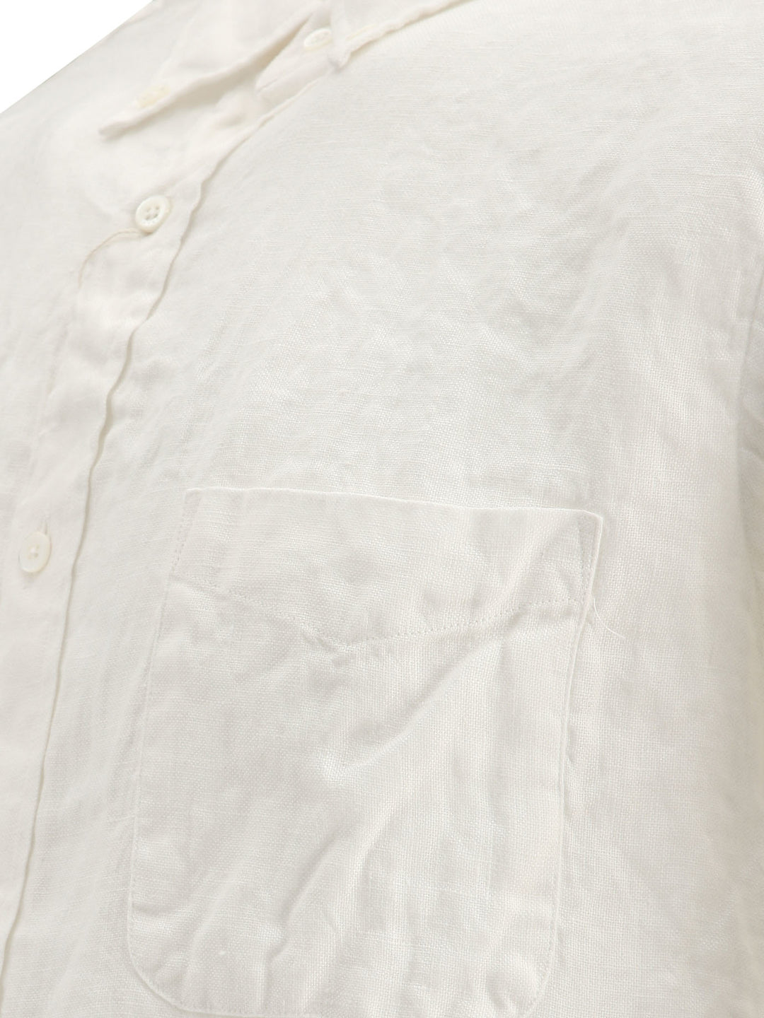 Oxford Linen Shirt Shirts Bianco