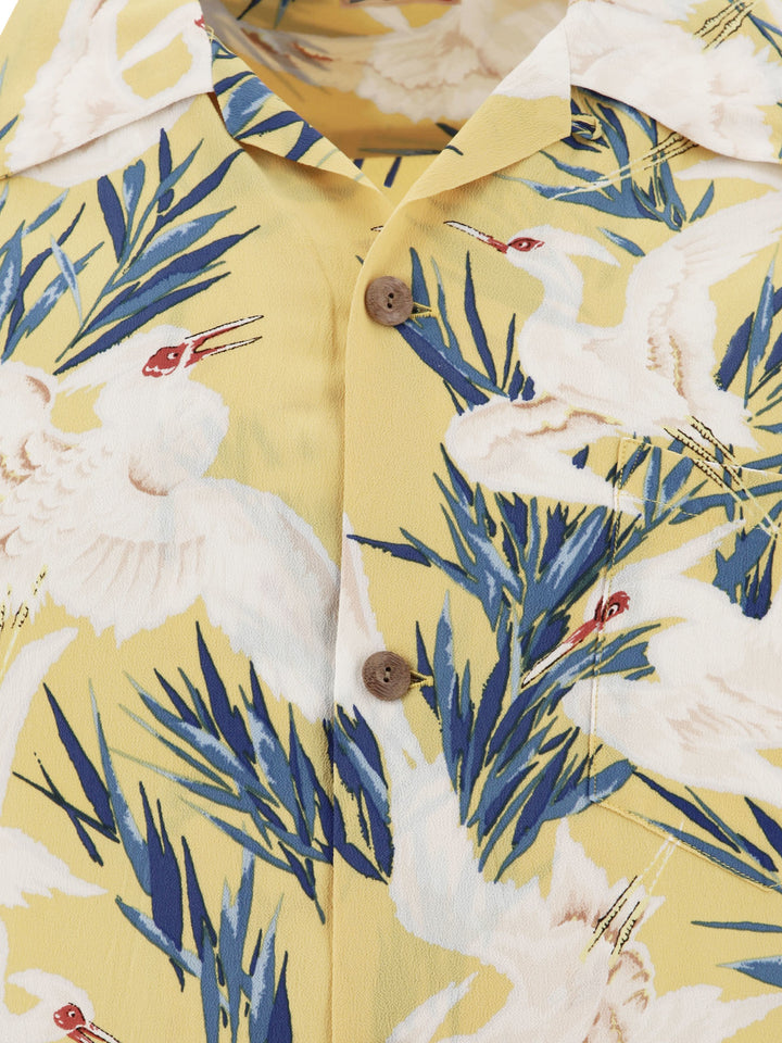 White Egret Shirts Giallo