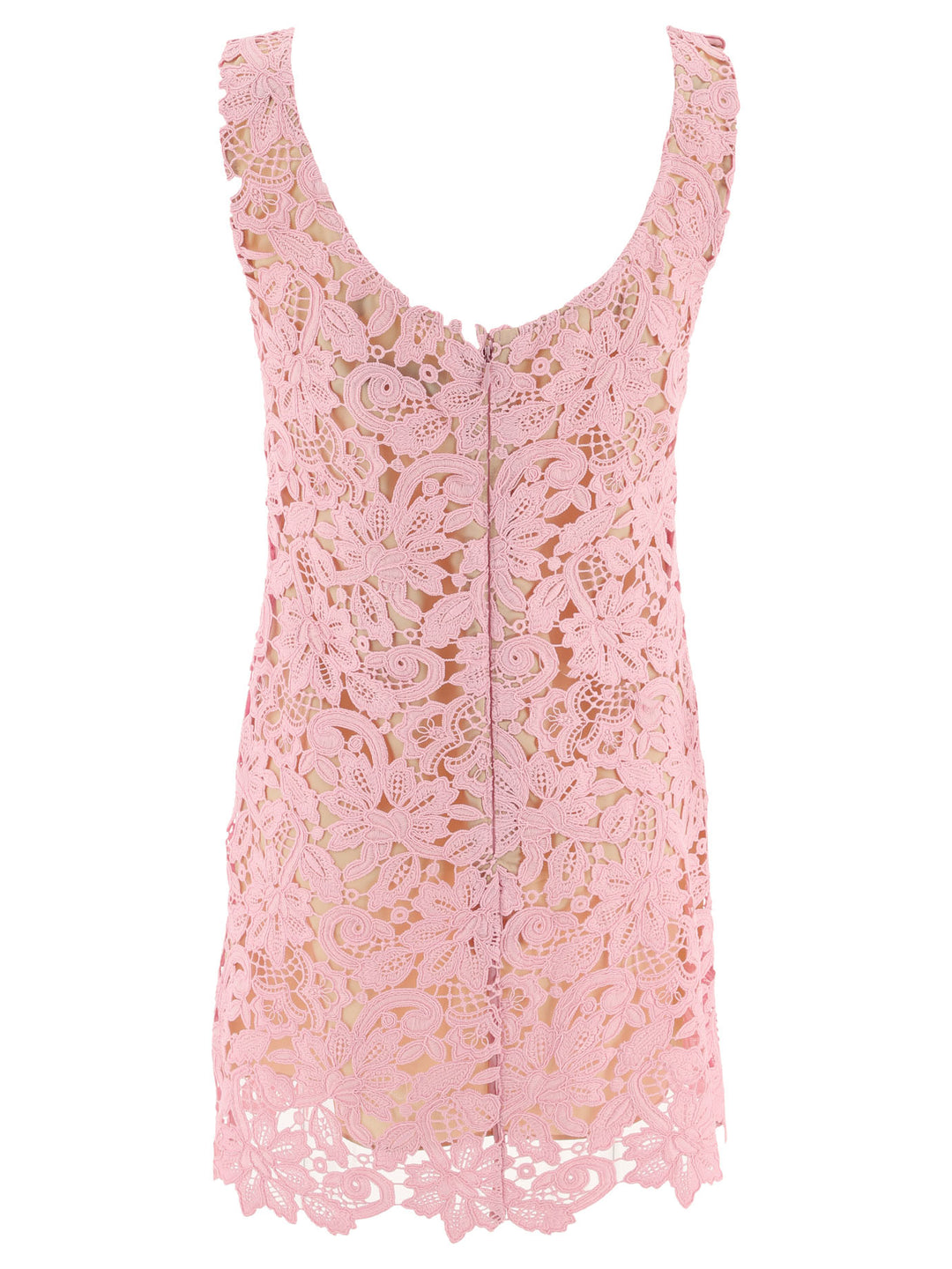 Floral Lace Dress Abiti Rosa