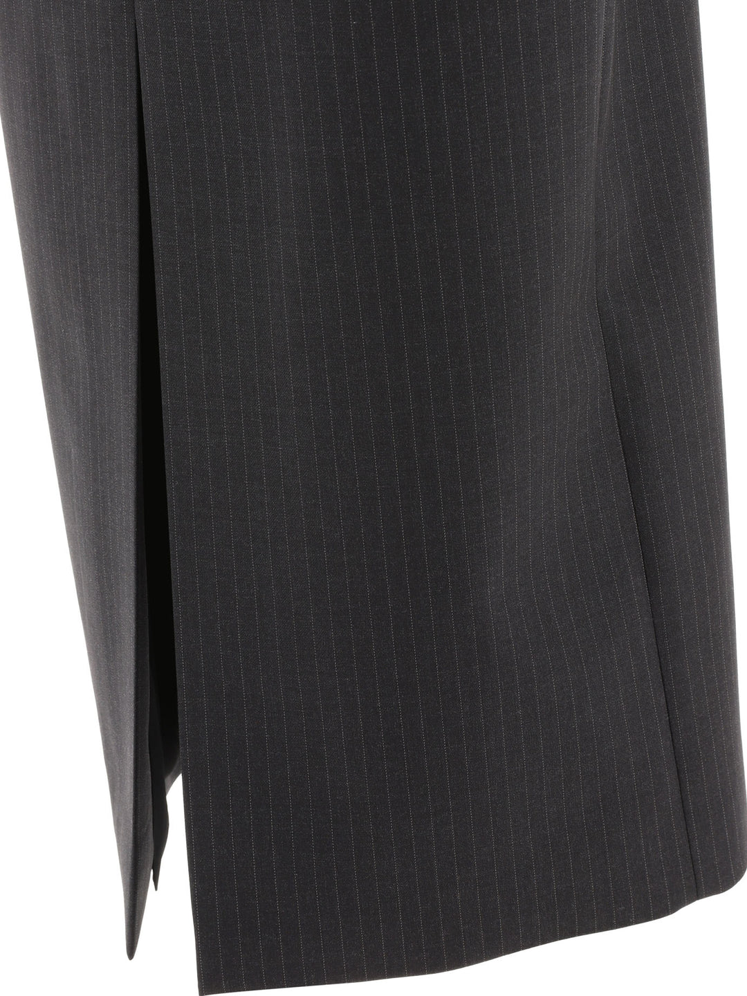 Pinstriped Pencil Skirt Gonne Grey