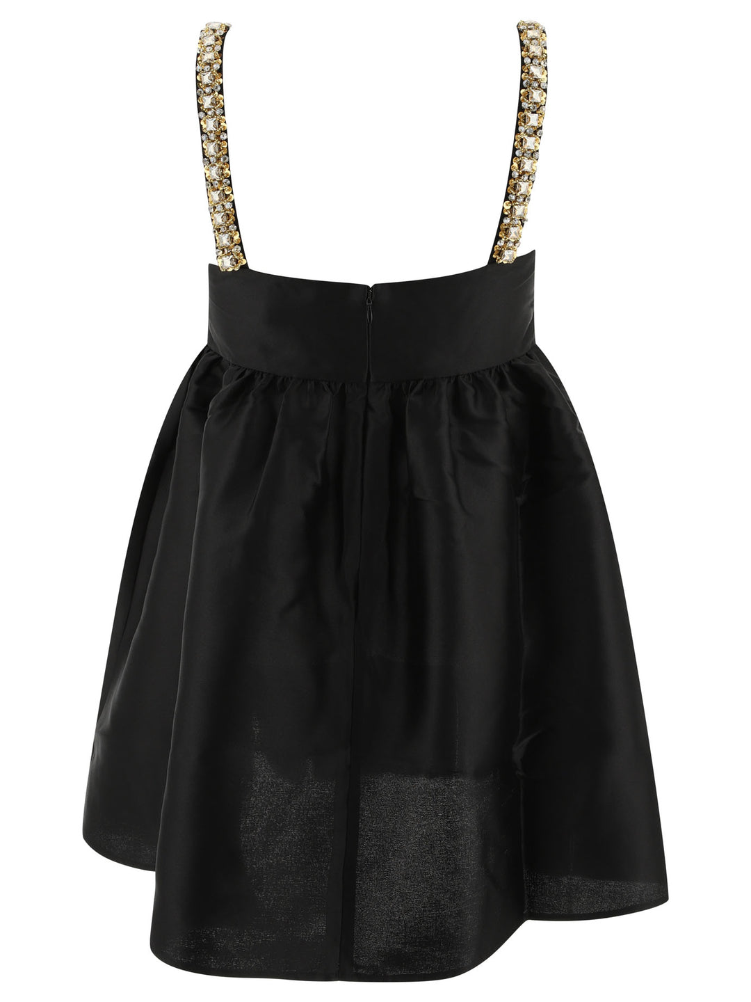 Taffetà Embellished Dress Abiti Nero