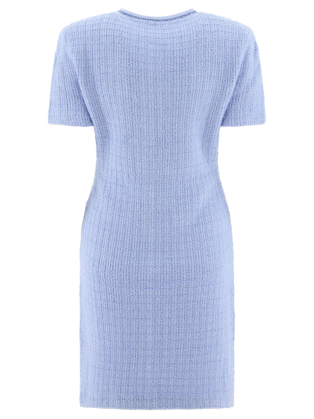 Knit Dress With Jewel Buttons Abiti Celeste