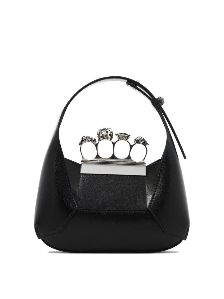 The Jewelled Hobo Handbags Nero