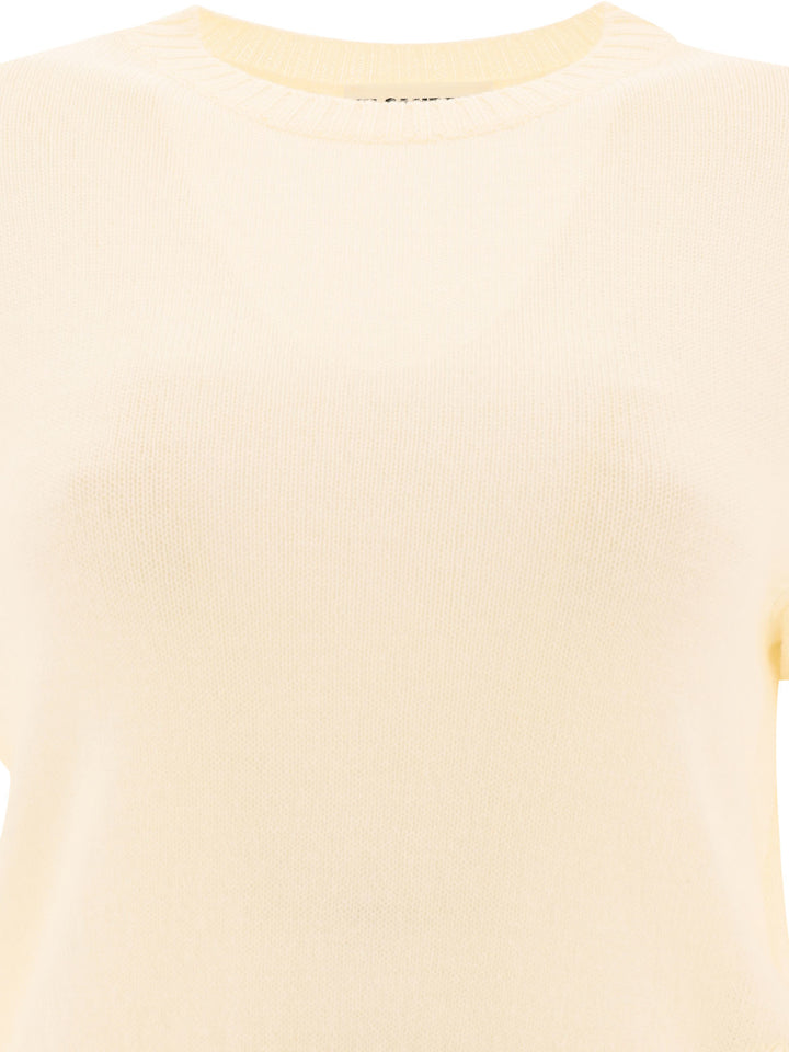 Wool Sweater T-Shirts Bianco