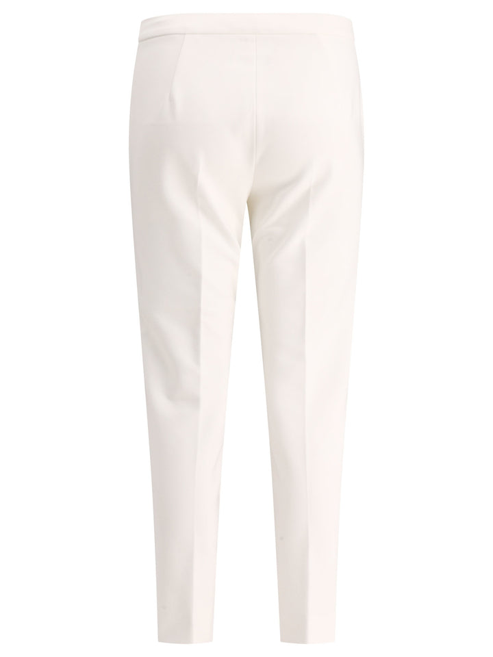 Viscose Jersey Trousers Bianco