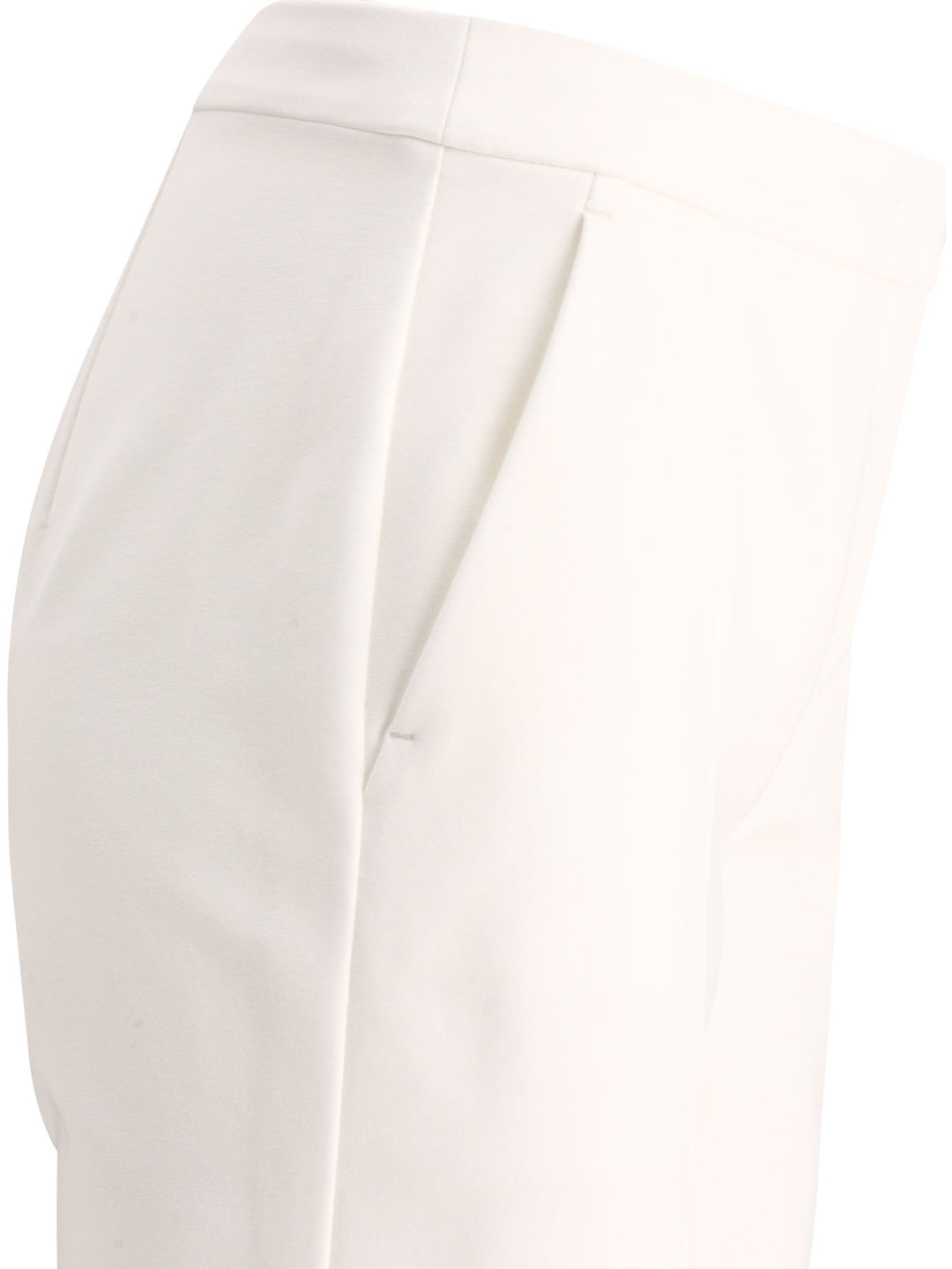 Viscose Jersey Trousers Bianco