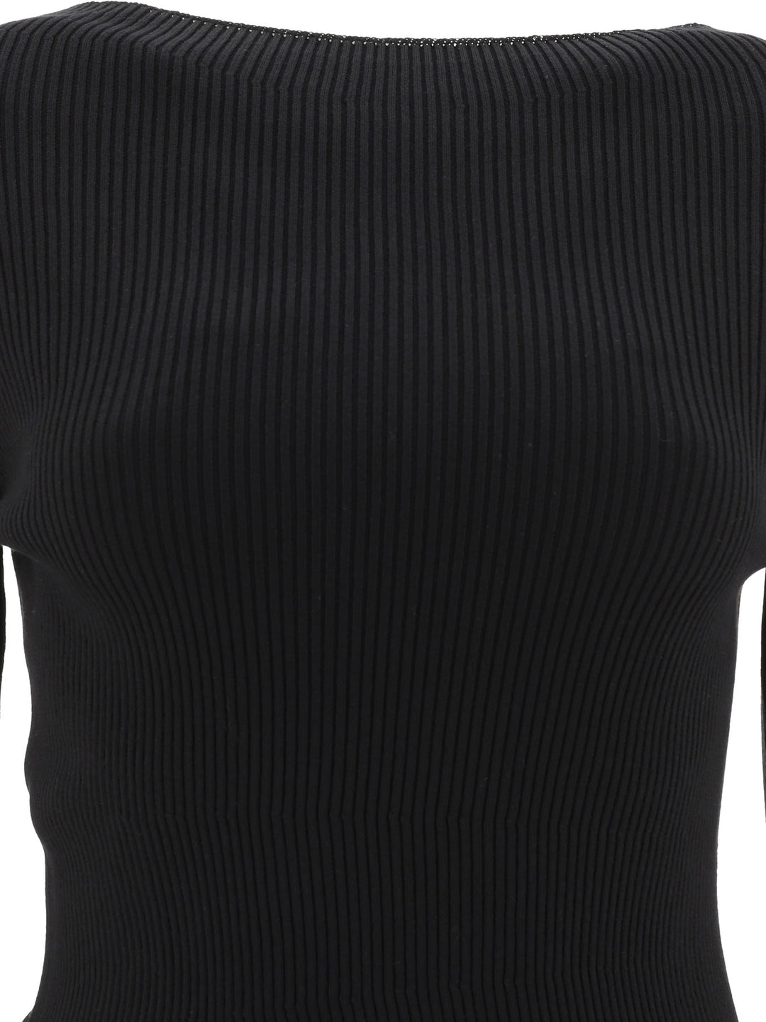 Ribbed Sweater Knitwear Nero