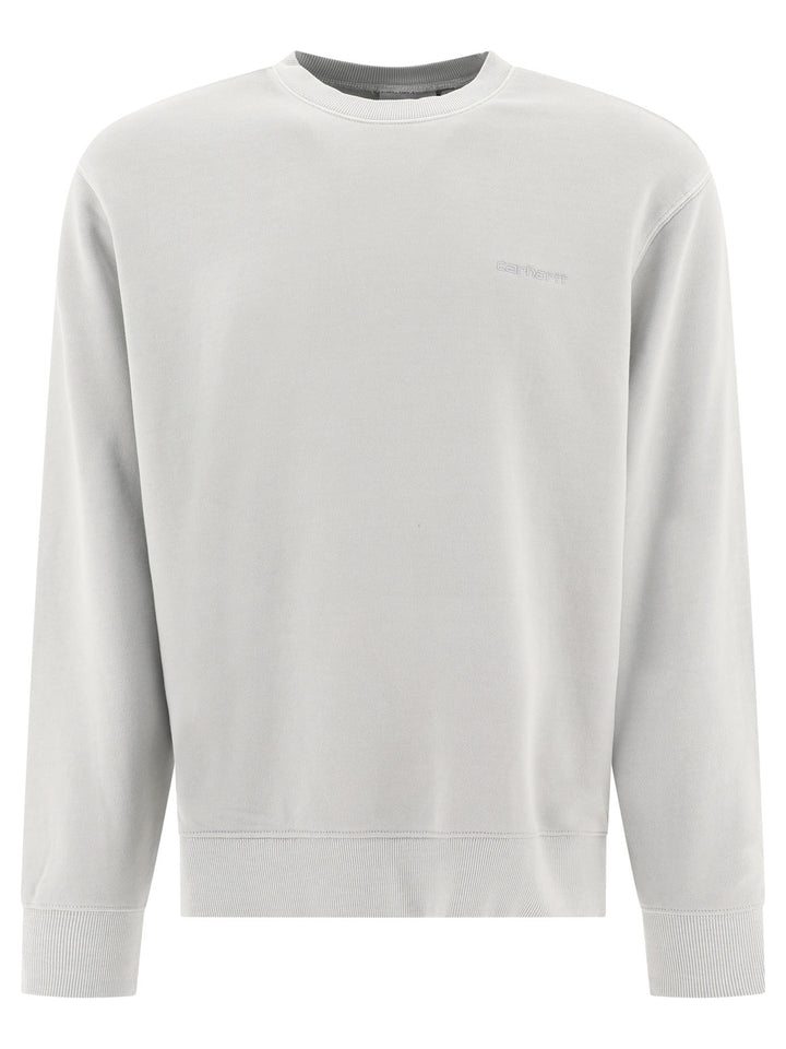 Duster Script Sweatshirts Grey