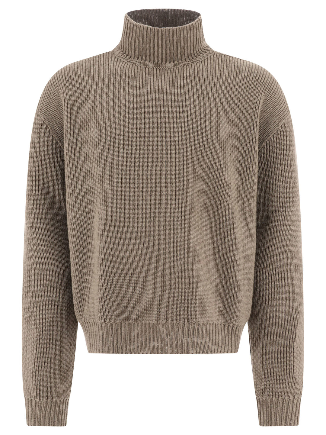 Ribbed Sweater Knitwear Verde