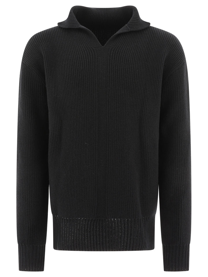 Fisherman Tabard Knitwear Nero