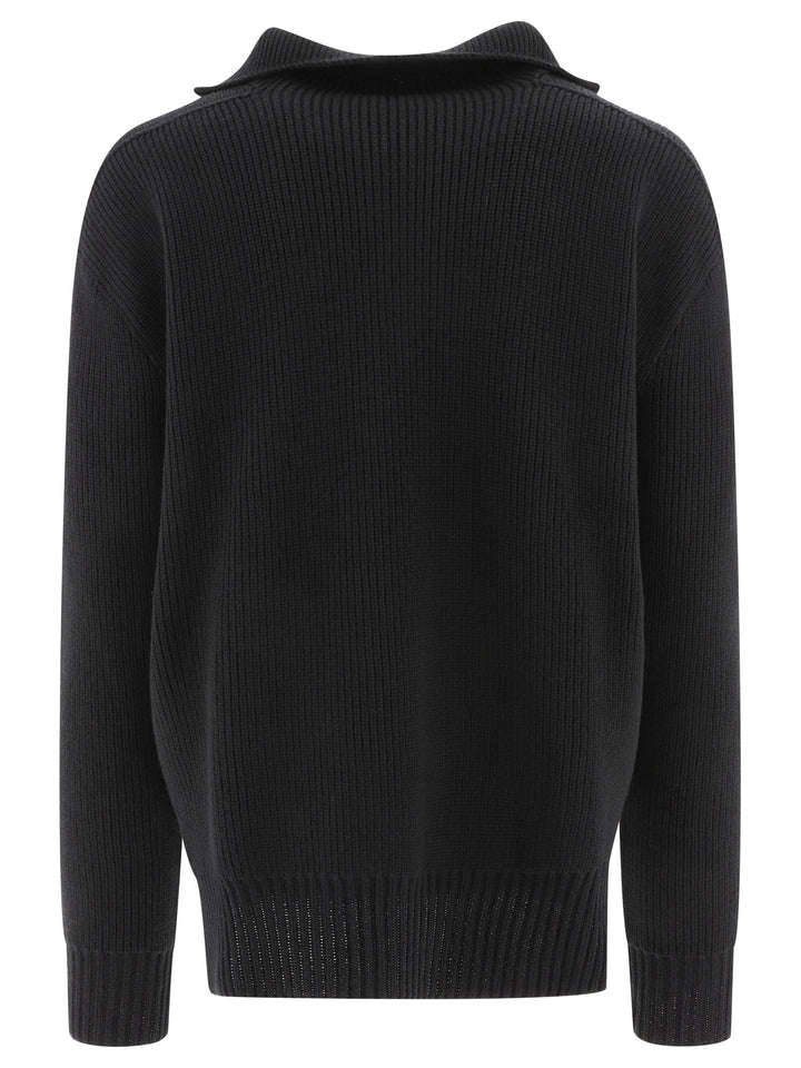 Fisherman Tabard Knitwear Nero