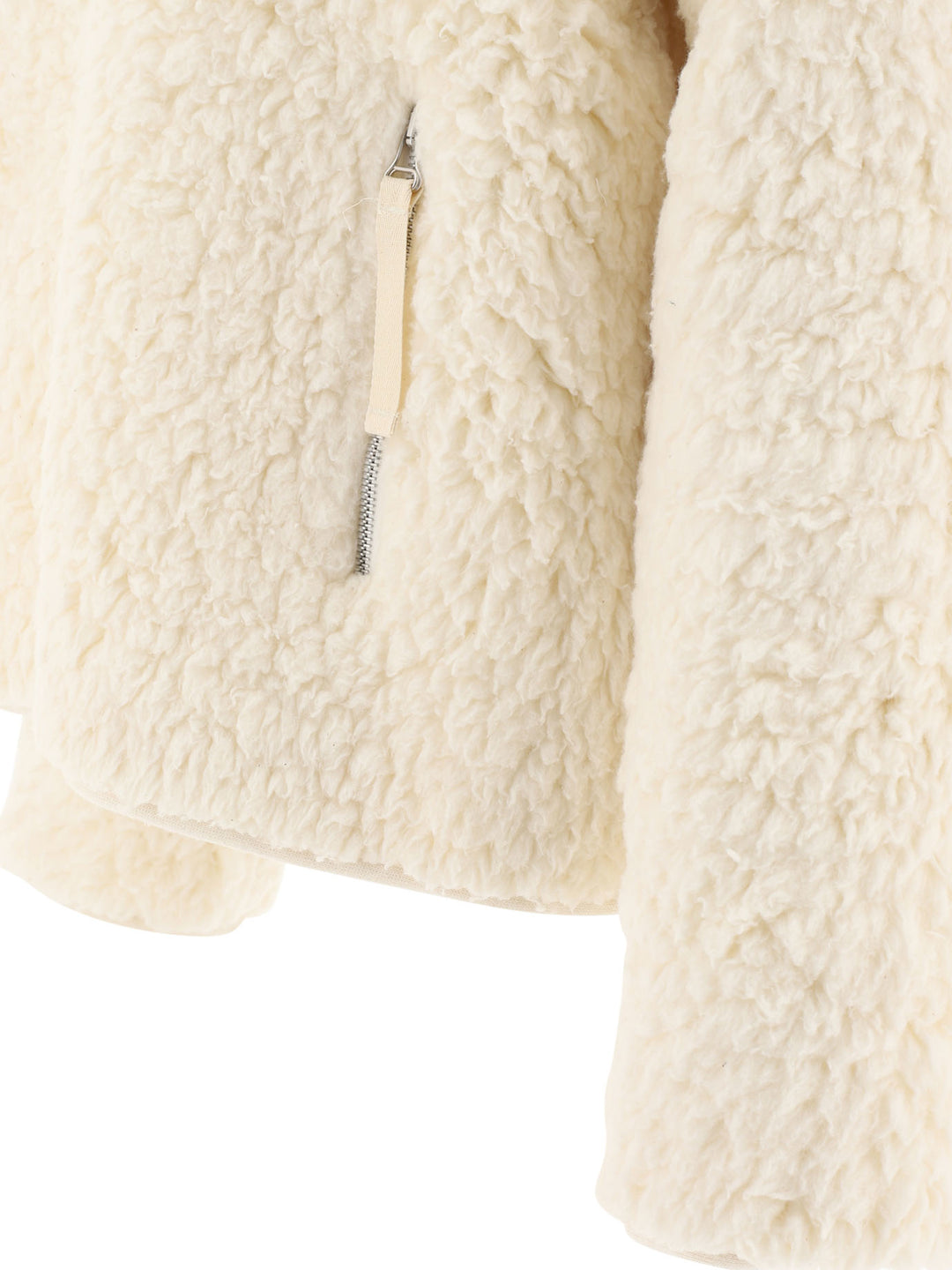 Eco Shearling Jacket Giacche Bianco