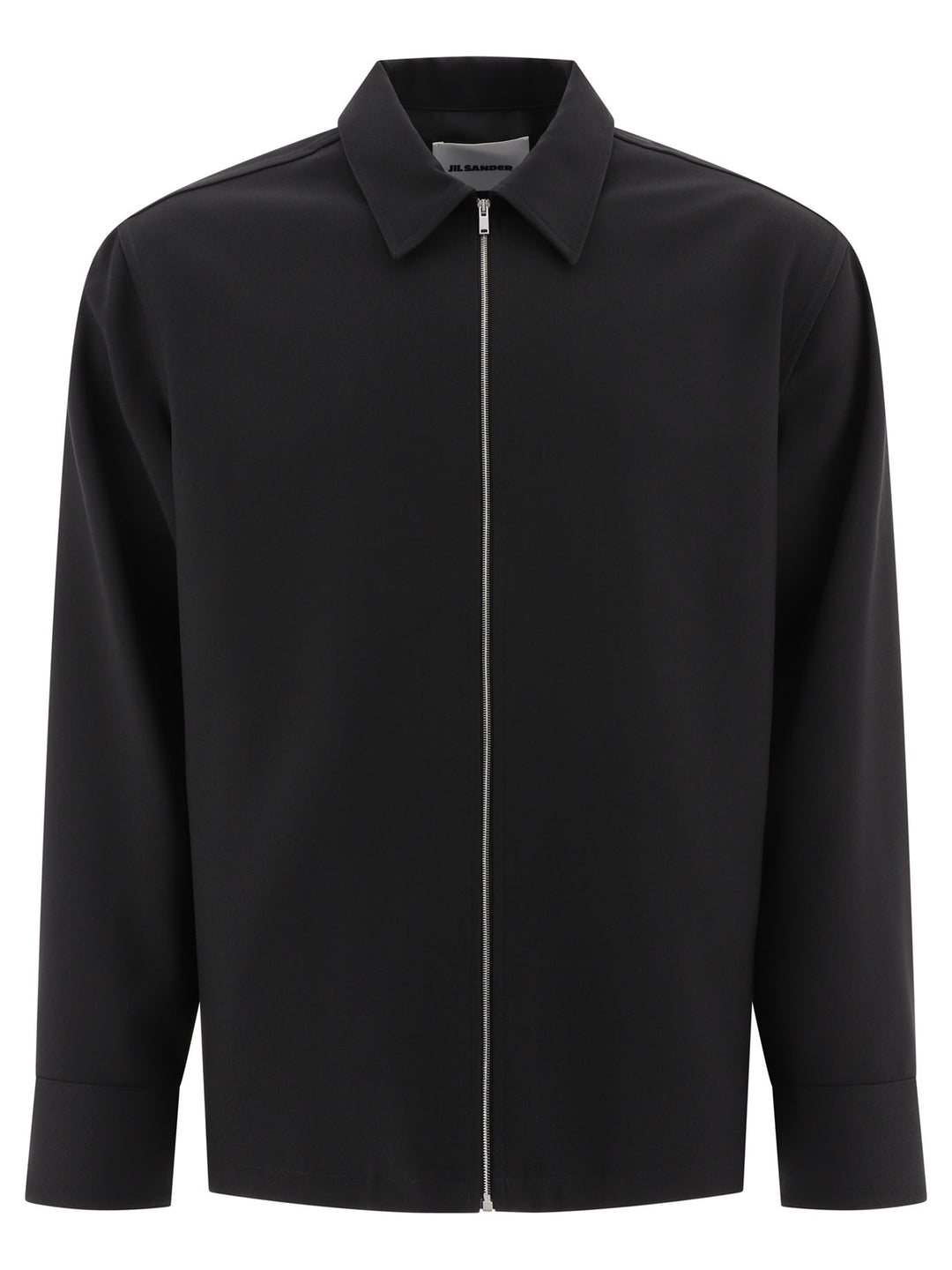 Shirt In Polyester Gabardine Shirts Nero