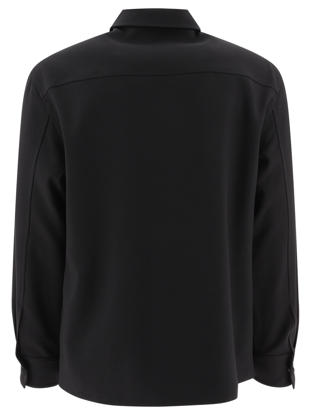 Shirt In Polyester Gabardine Shirts Nero