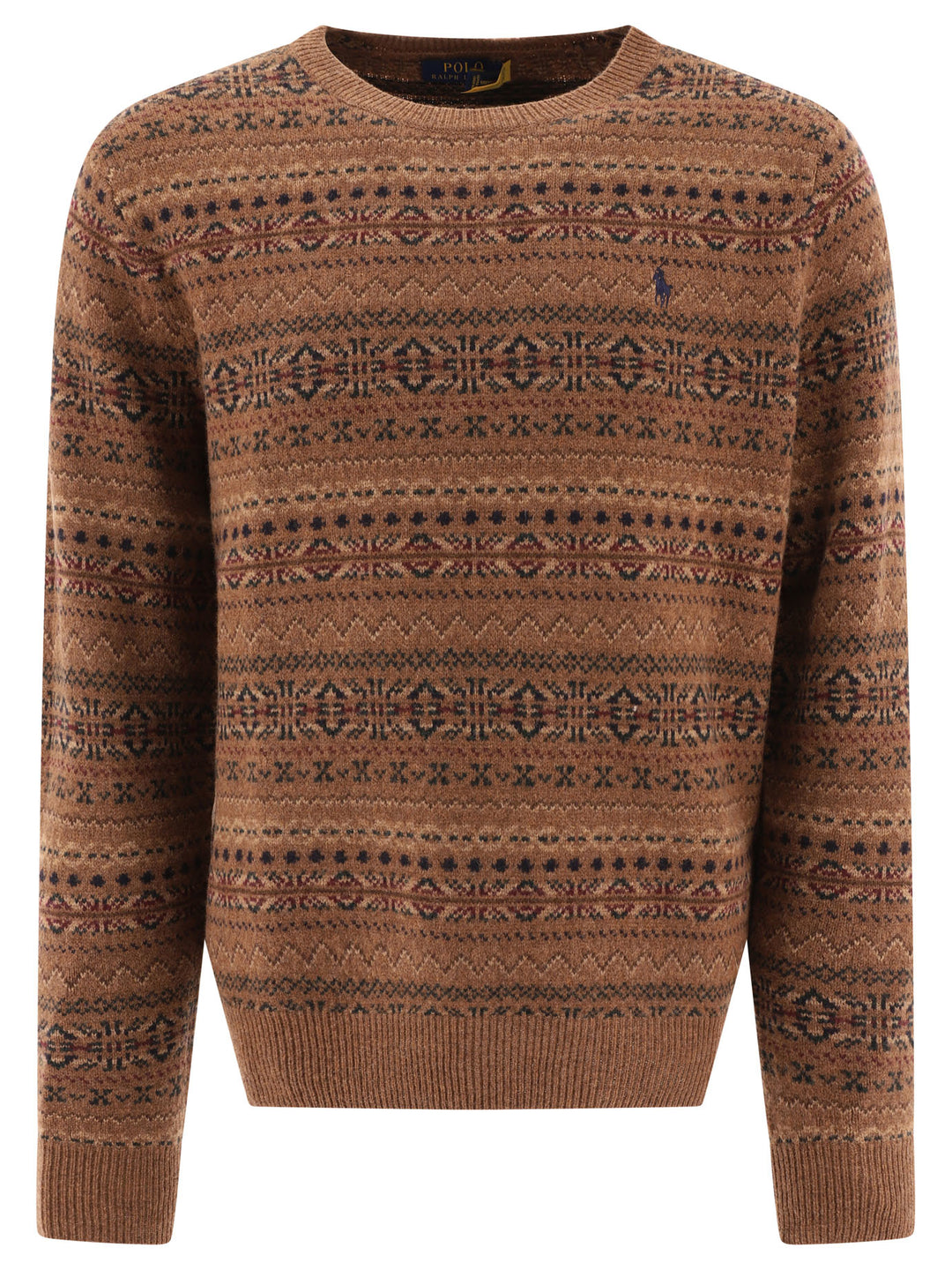 Fair Isle Knitwear Marrone