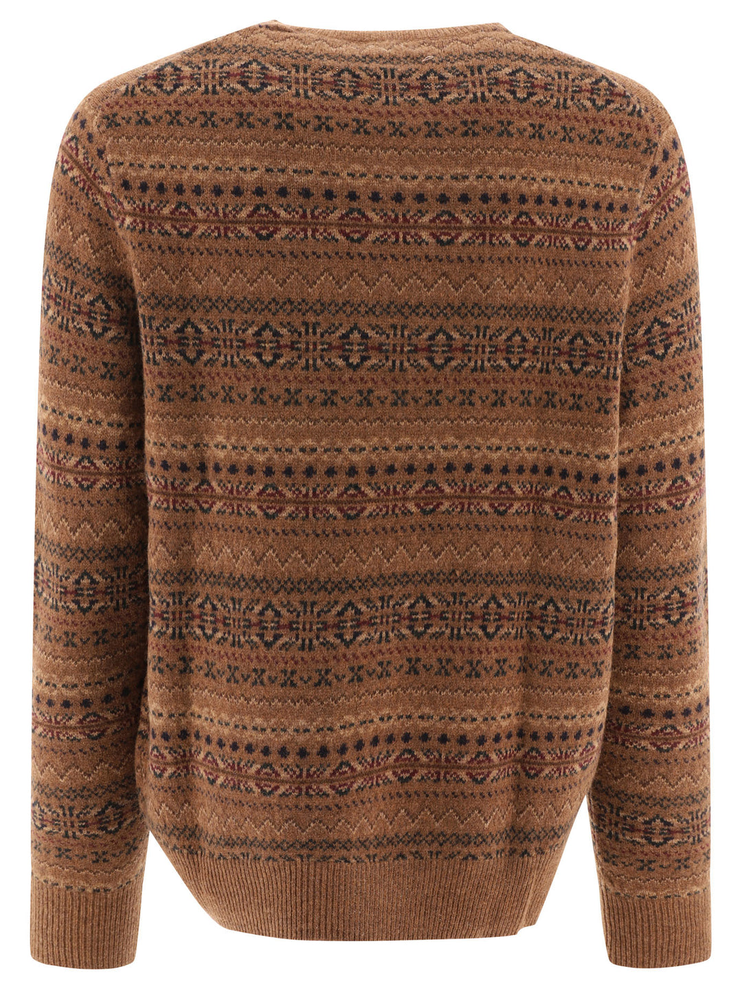 Fair Isle Knitwear Marrone