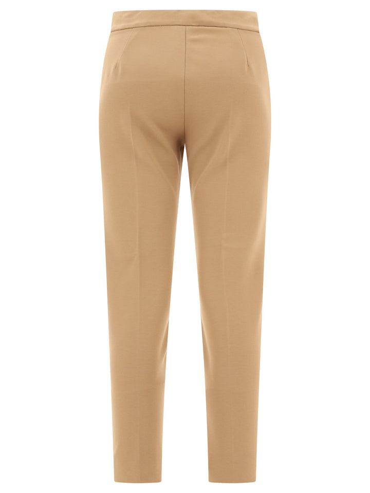 Viscose Jersey Trousers Beige