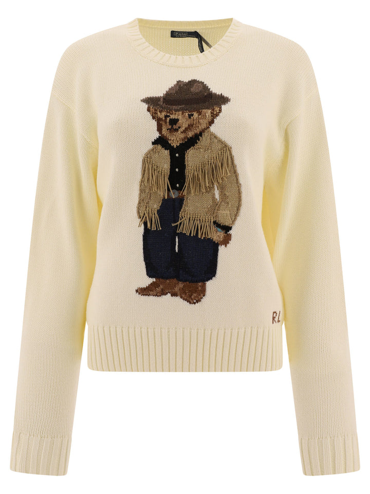 Polo Bear Knitwear Bianco