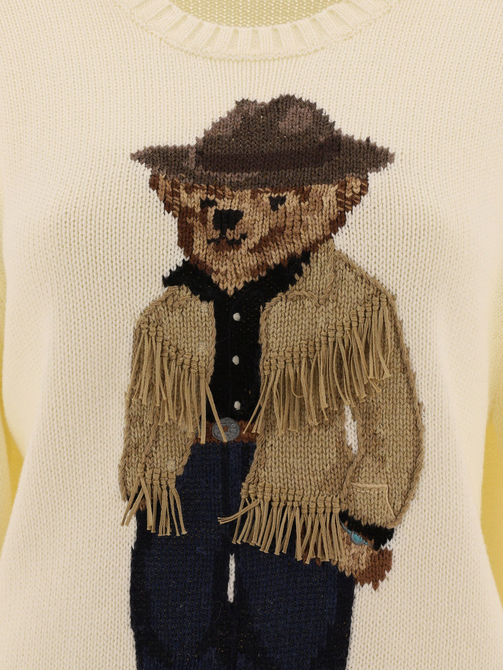 Polo Bear Knitwear Bianco