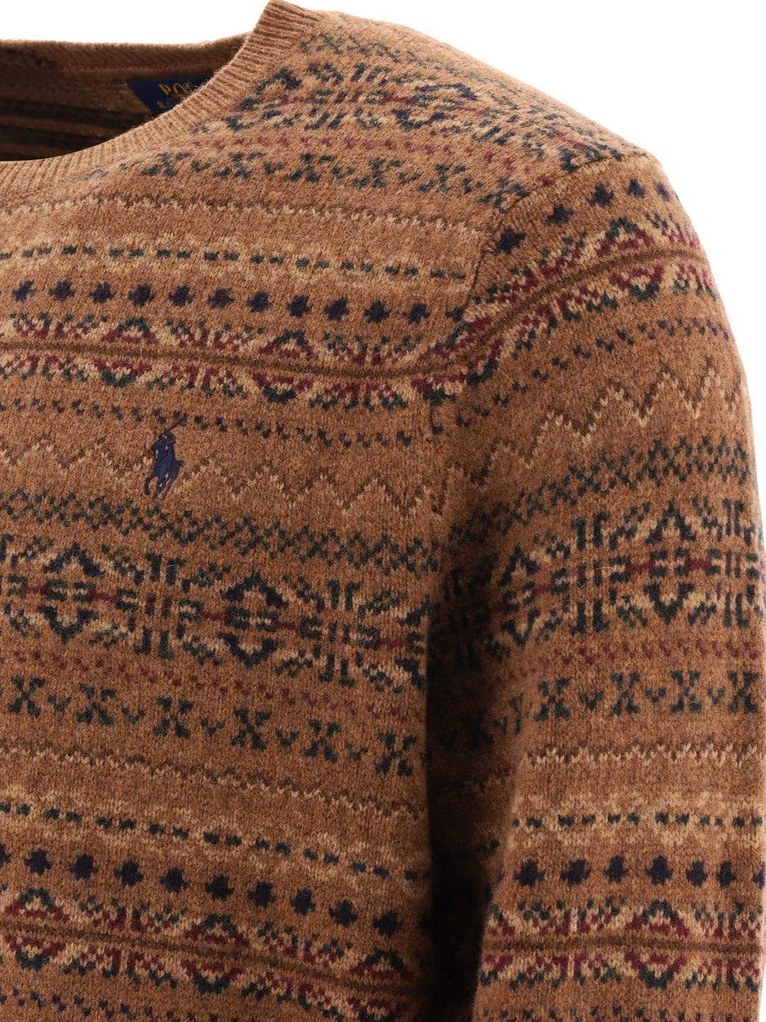 Fair Isle Knitwear Marrone