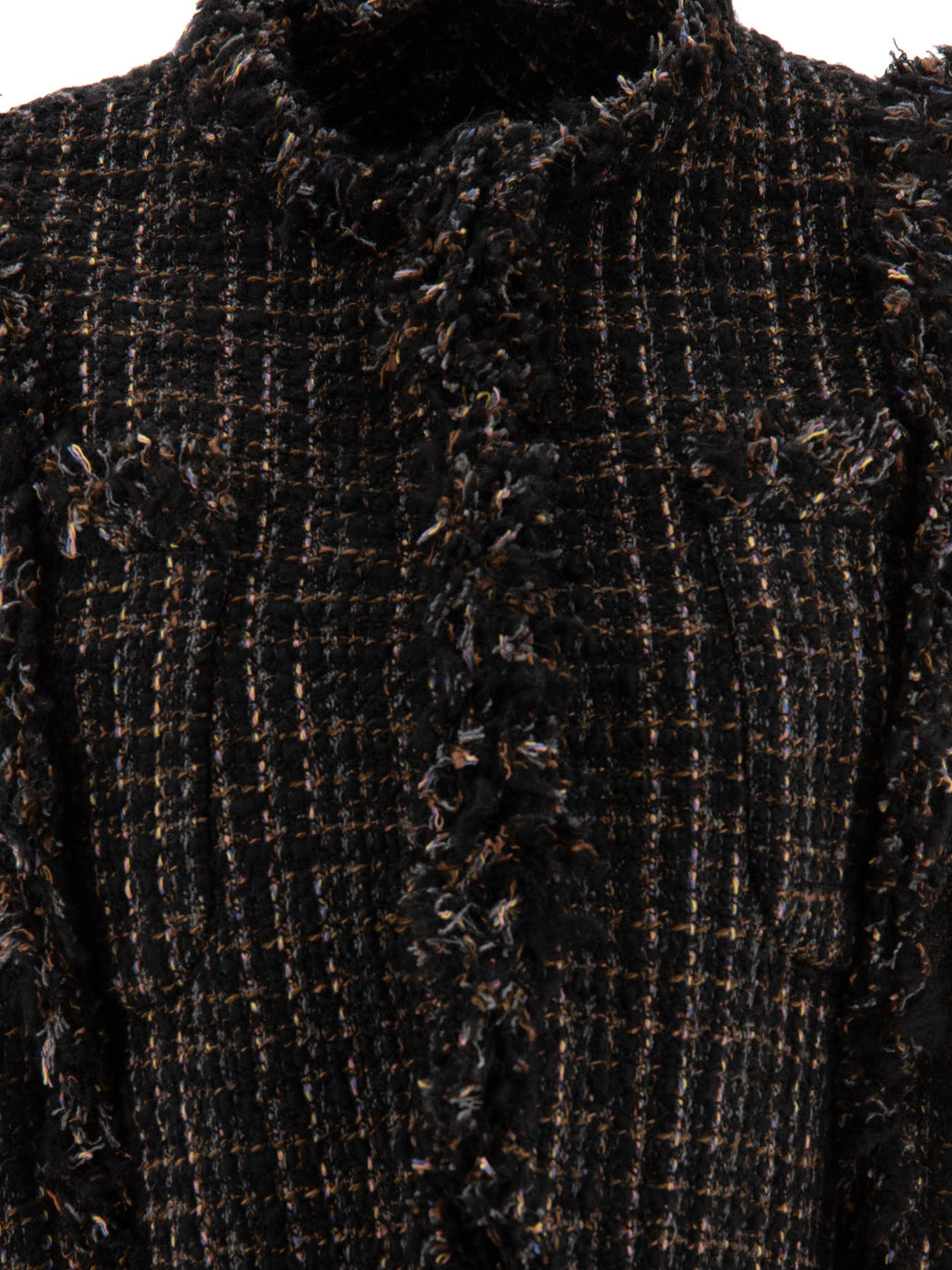 Tweed Vest Knitwear Nero