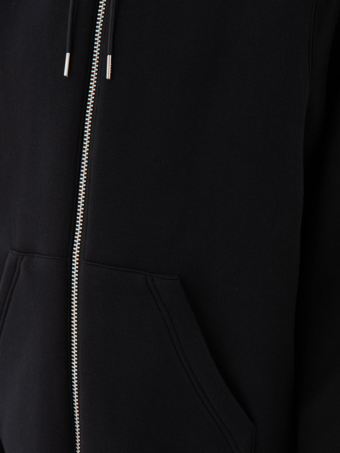 Hoodie-Style Bomber Jacket Giacche Nero