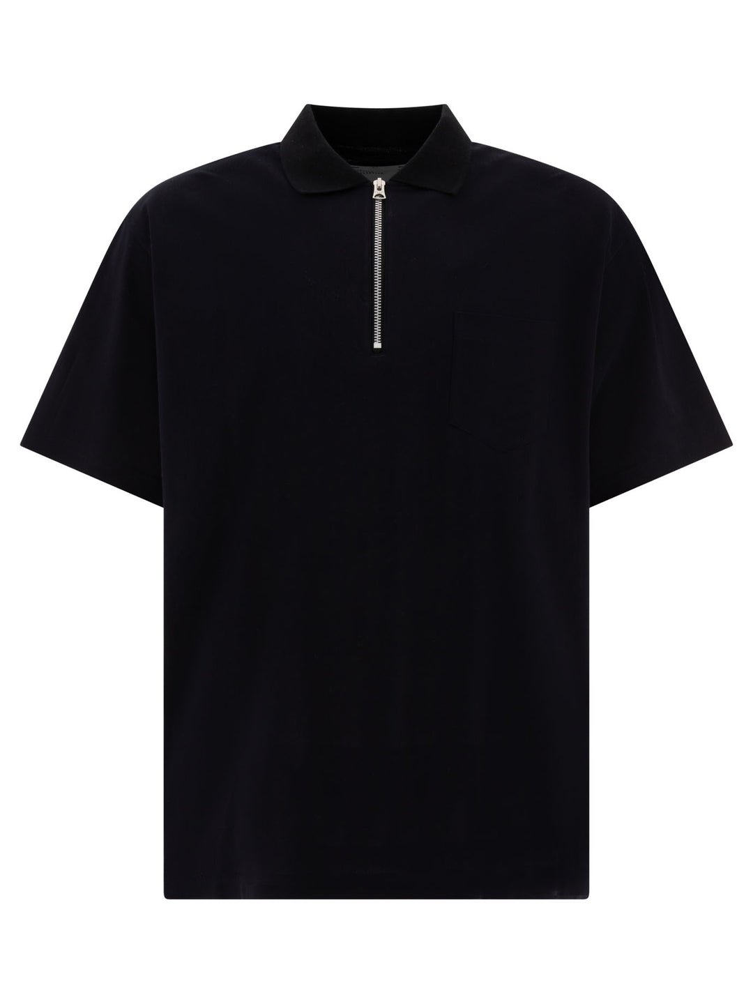 Zippered Polo Shirt Polo Shirts Blu