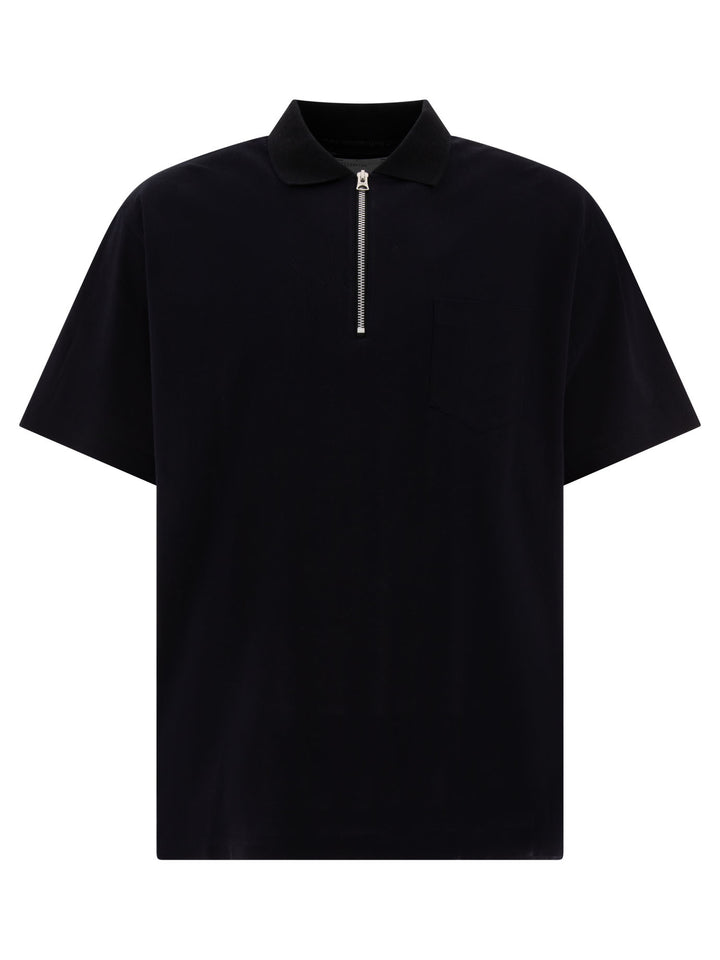 Zippered Polo Shirt Polo Shirts Blu