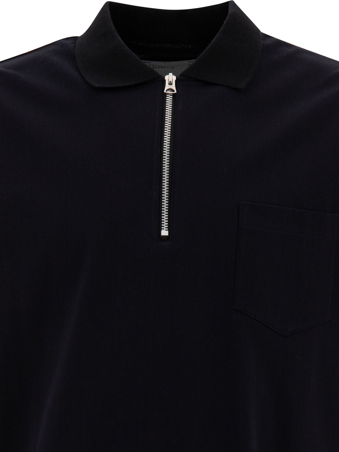 Zippered Polo Shirt Polo Shirts Blu