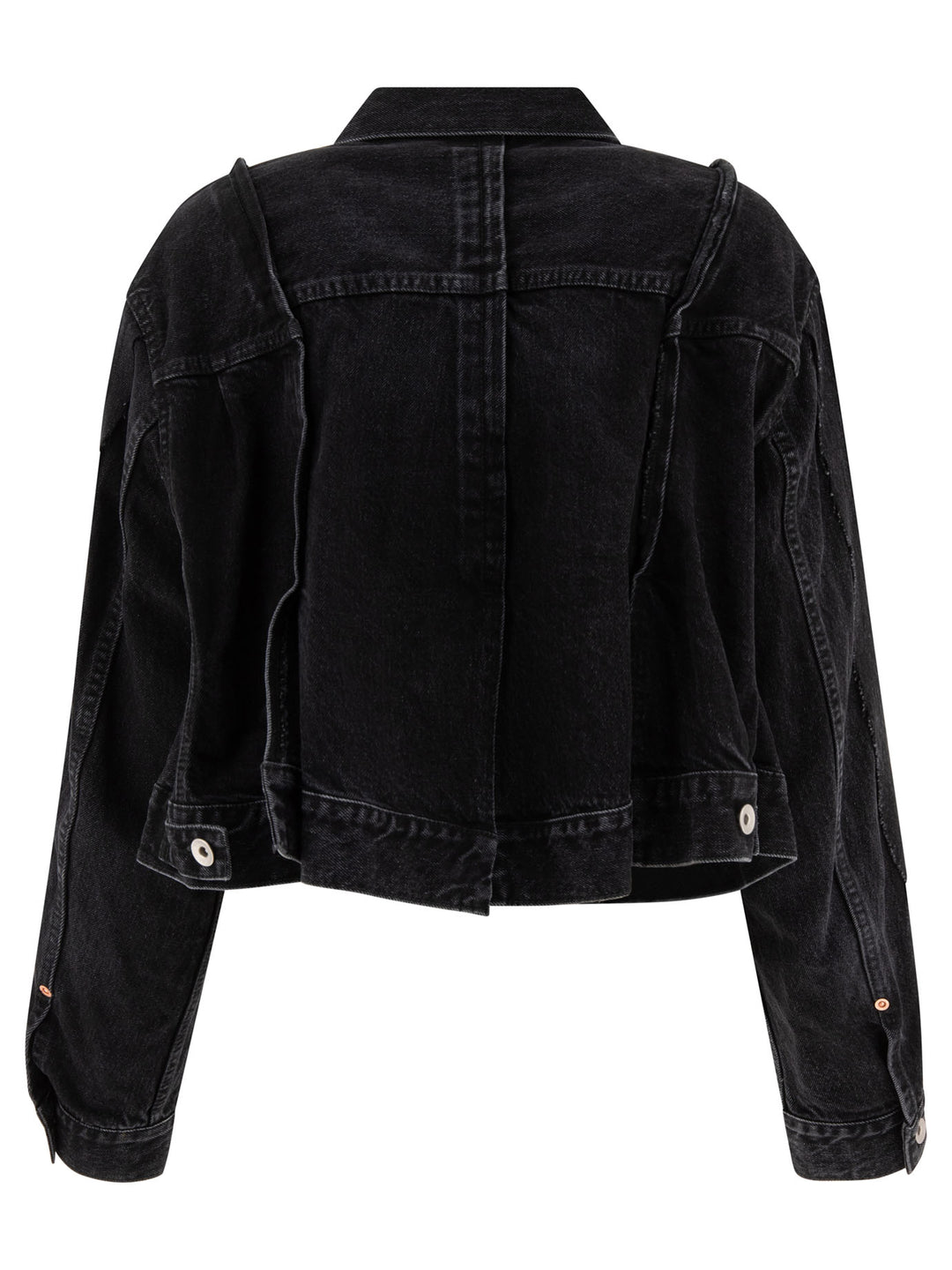 Panelled Denim Jacket Giacche Nero