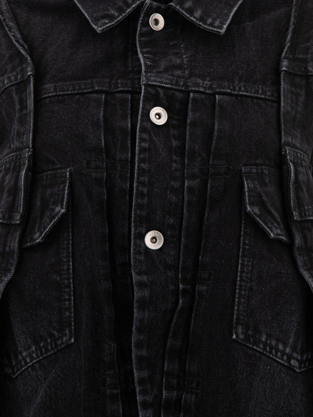 Panelled Denim Jacket Giacche Nero