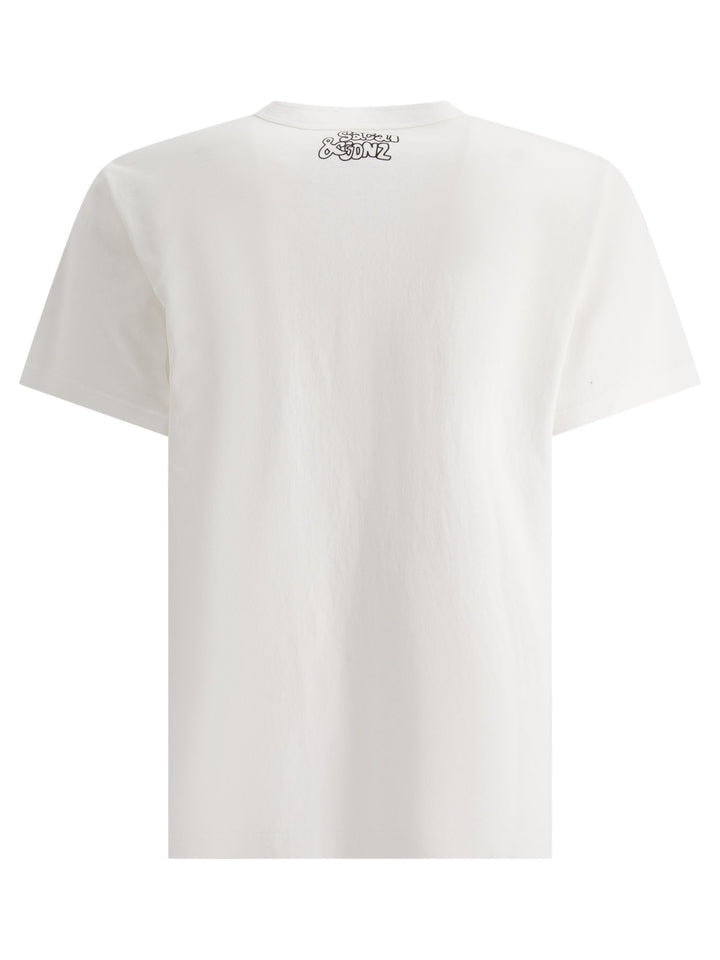 Sacaigonz T-Shirts Bianco