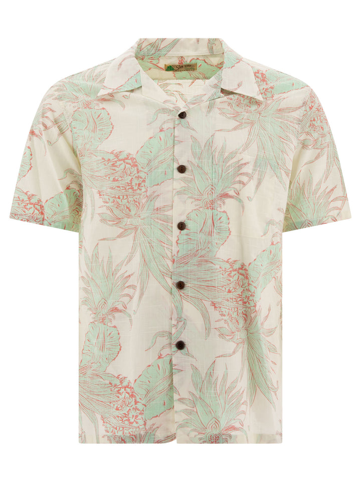 Sun Surf Island Pineapple Shirts Beige