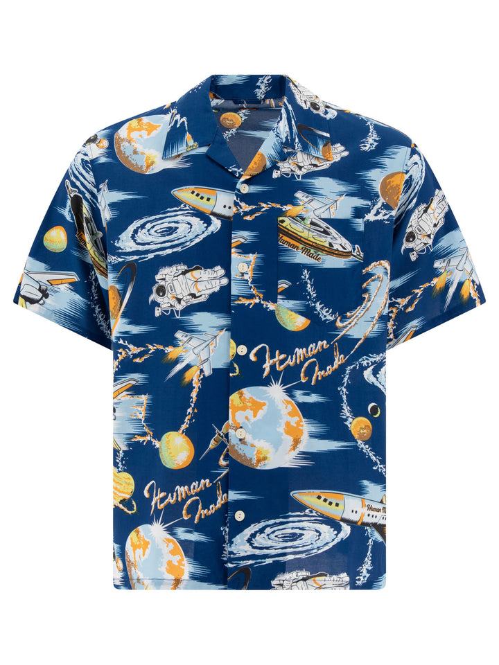 Graphic Vacation Shirts Blu