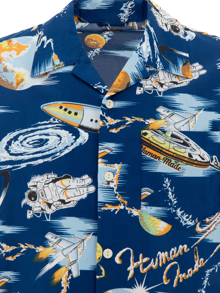 Graphic Vacation Shirts Blu