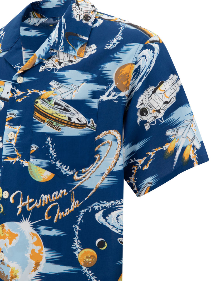 Graphic Vacation Shirts Blu