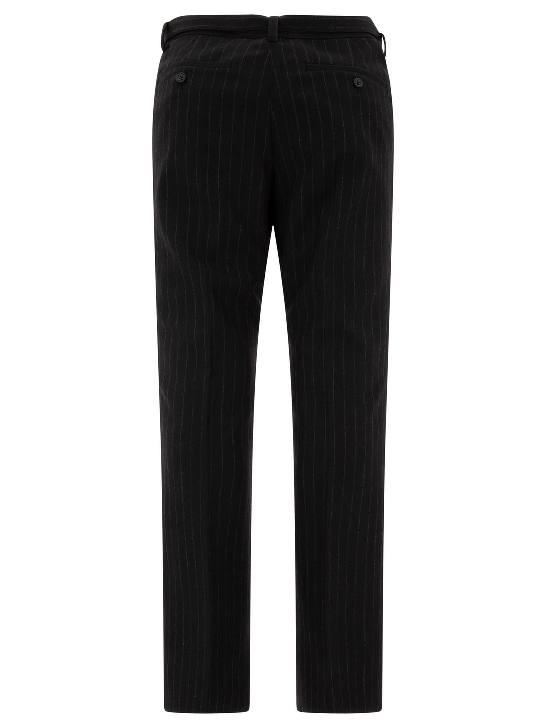 Pinstriped Trousers Nero