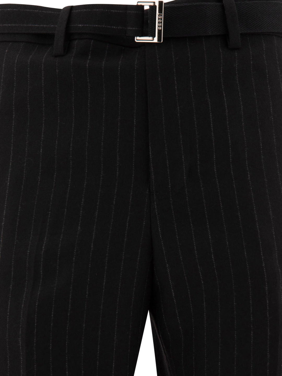 Pinstriped Trousers Nero