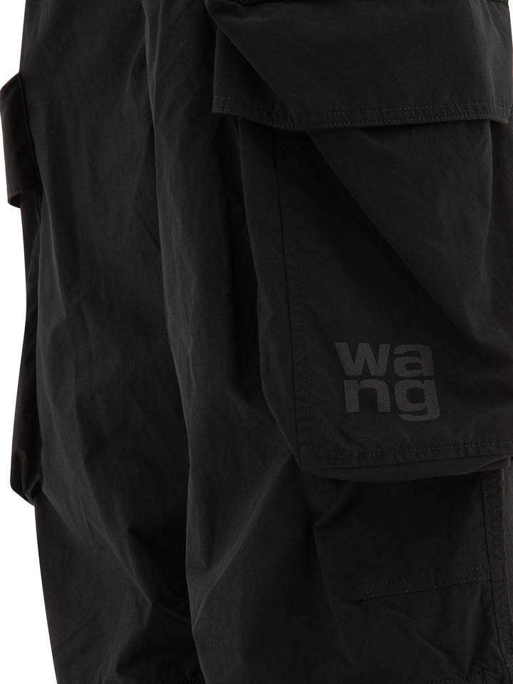 Cargo  With Oversize Pockets Trousers Nero