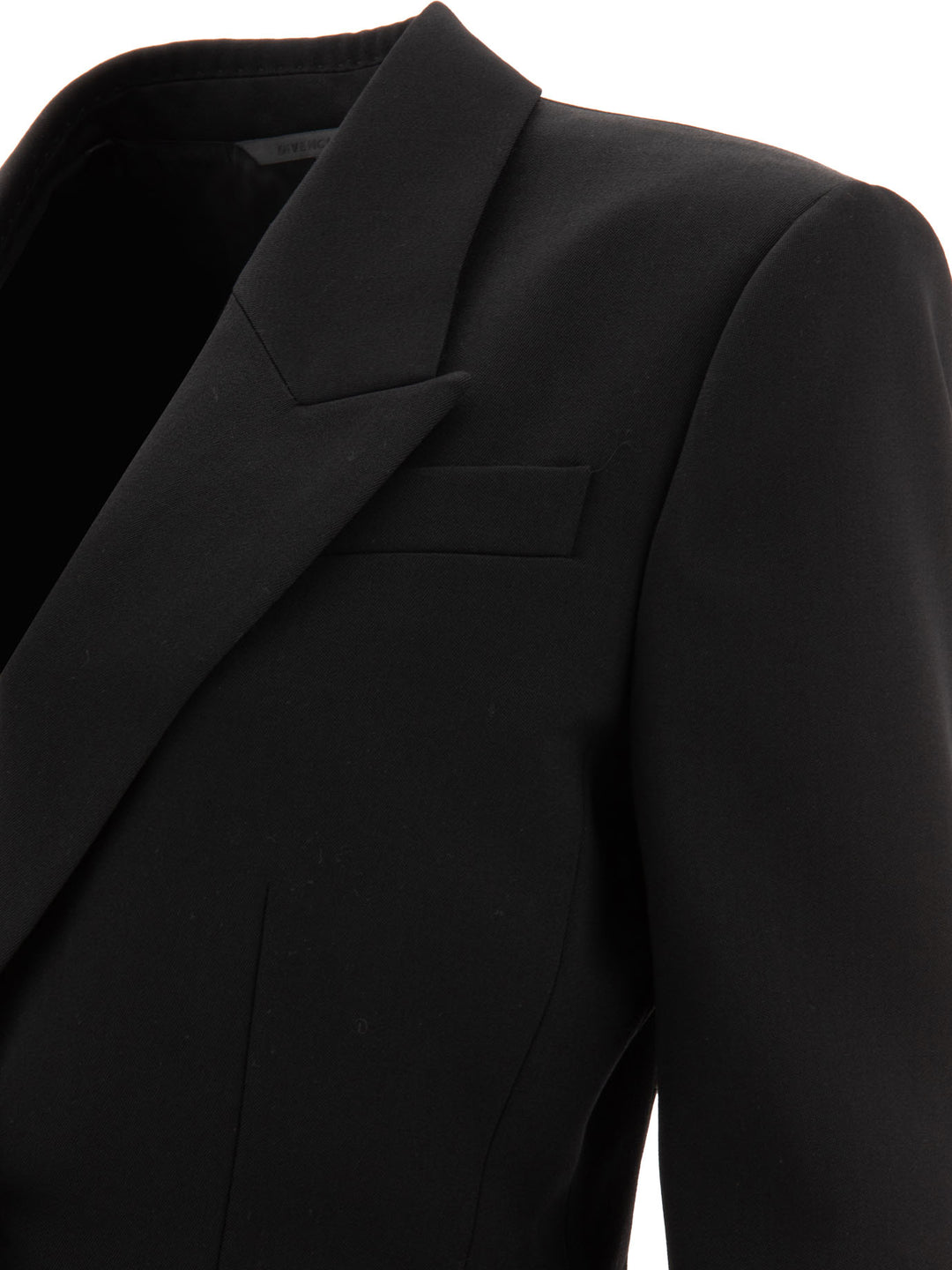 Wool Blazer With 4g Detail Giacche Nero