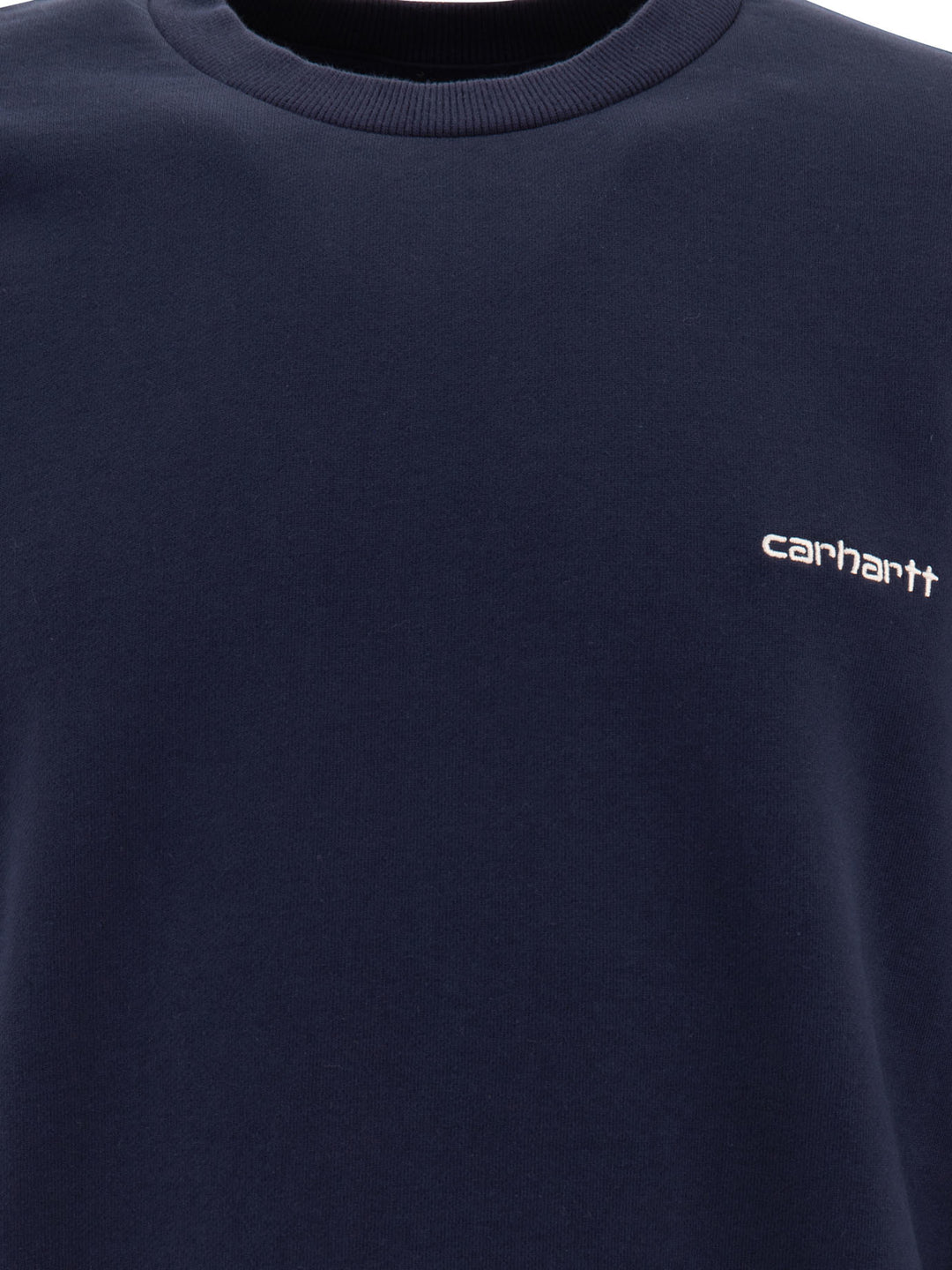 Script Embroidery Sweatshirts Blu